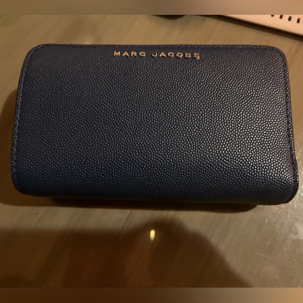 Marc Jacobs dark blue wallet